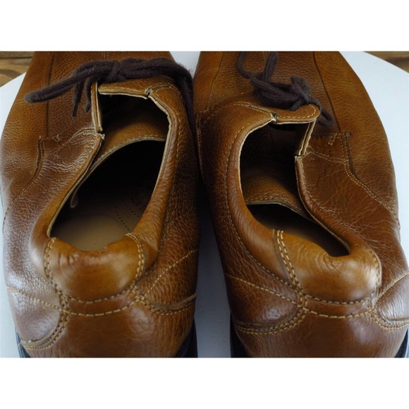 DOCKERS Sz 12 Derby Oxfords Brown Leather‎ Men Lace Up Medium (D, M) - Picture 8 of 11